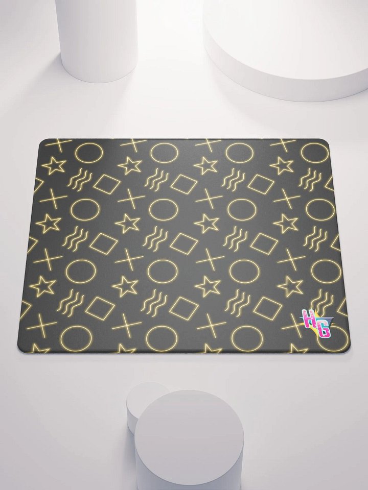ESP Card Pattern Hunter's Guild Emblem Mouse Pad—Goldie Edition product image (1)