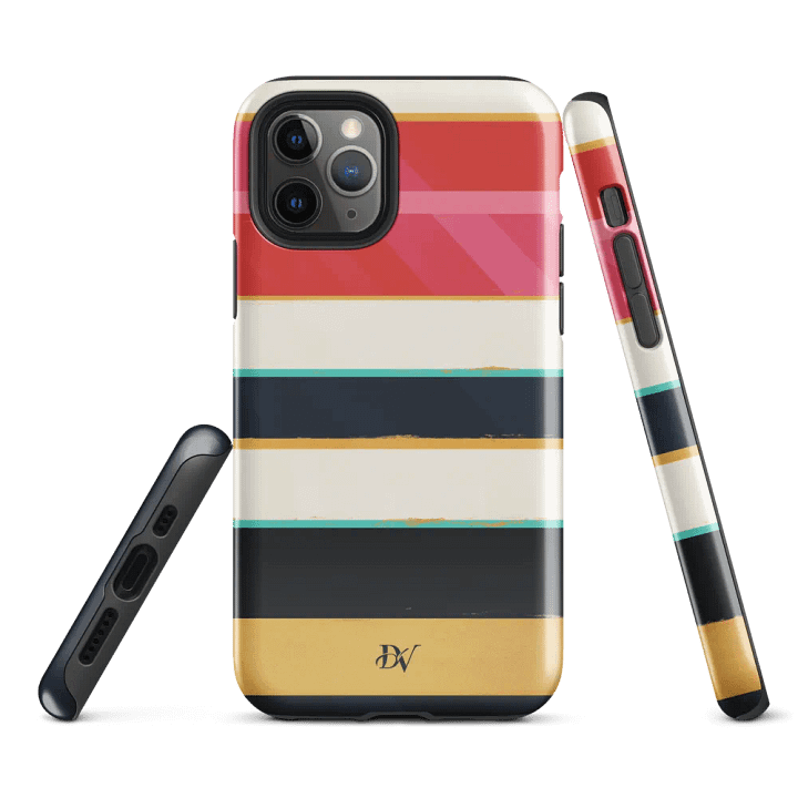 Neurodiverse Strips iPhone Case product image (1)