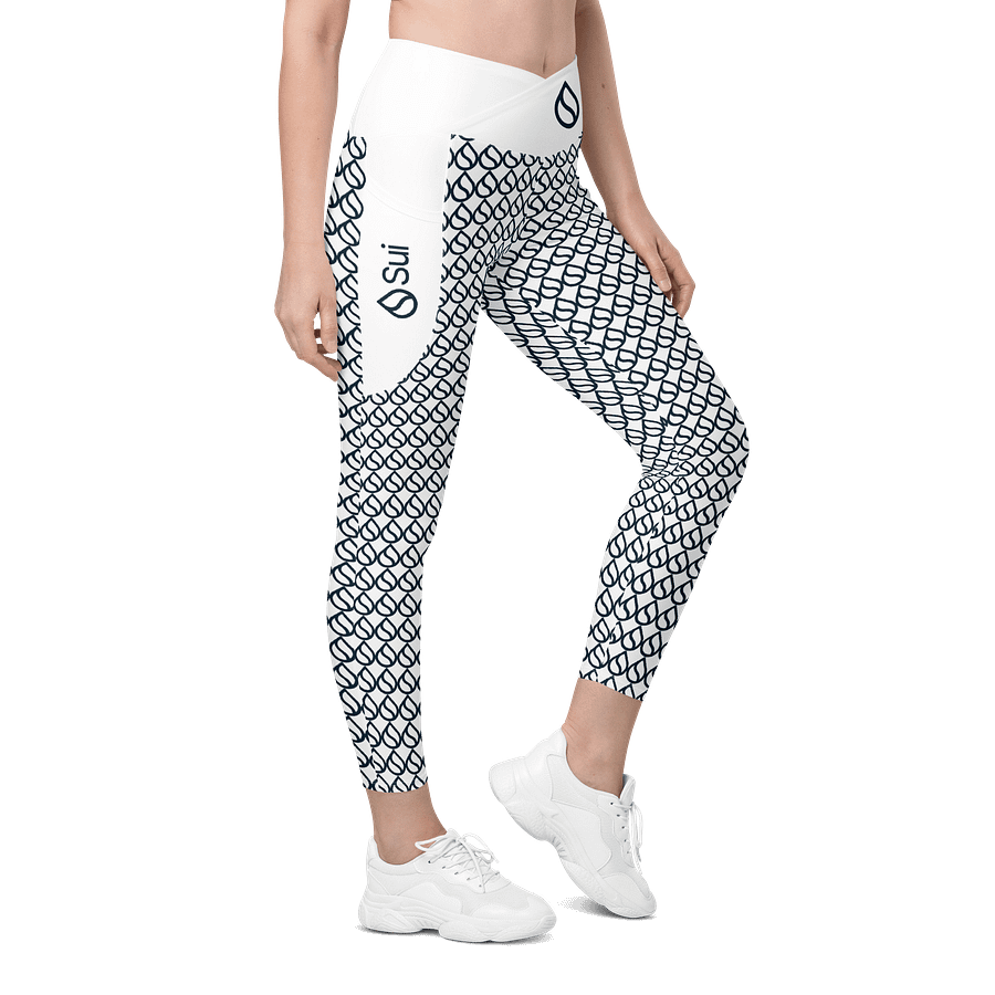 Crossover Leggings with Pockets/Sui product image (4)