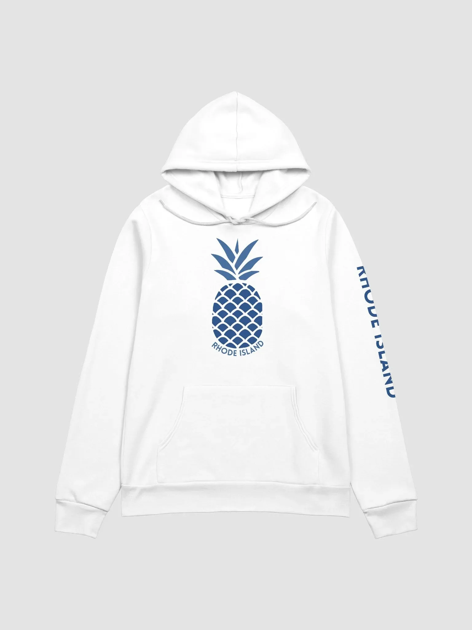 Pineapple & All White Hoodie (Midweight Fabric) product image (1)