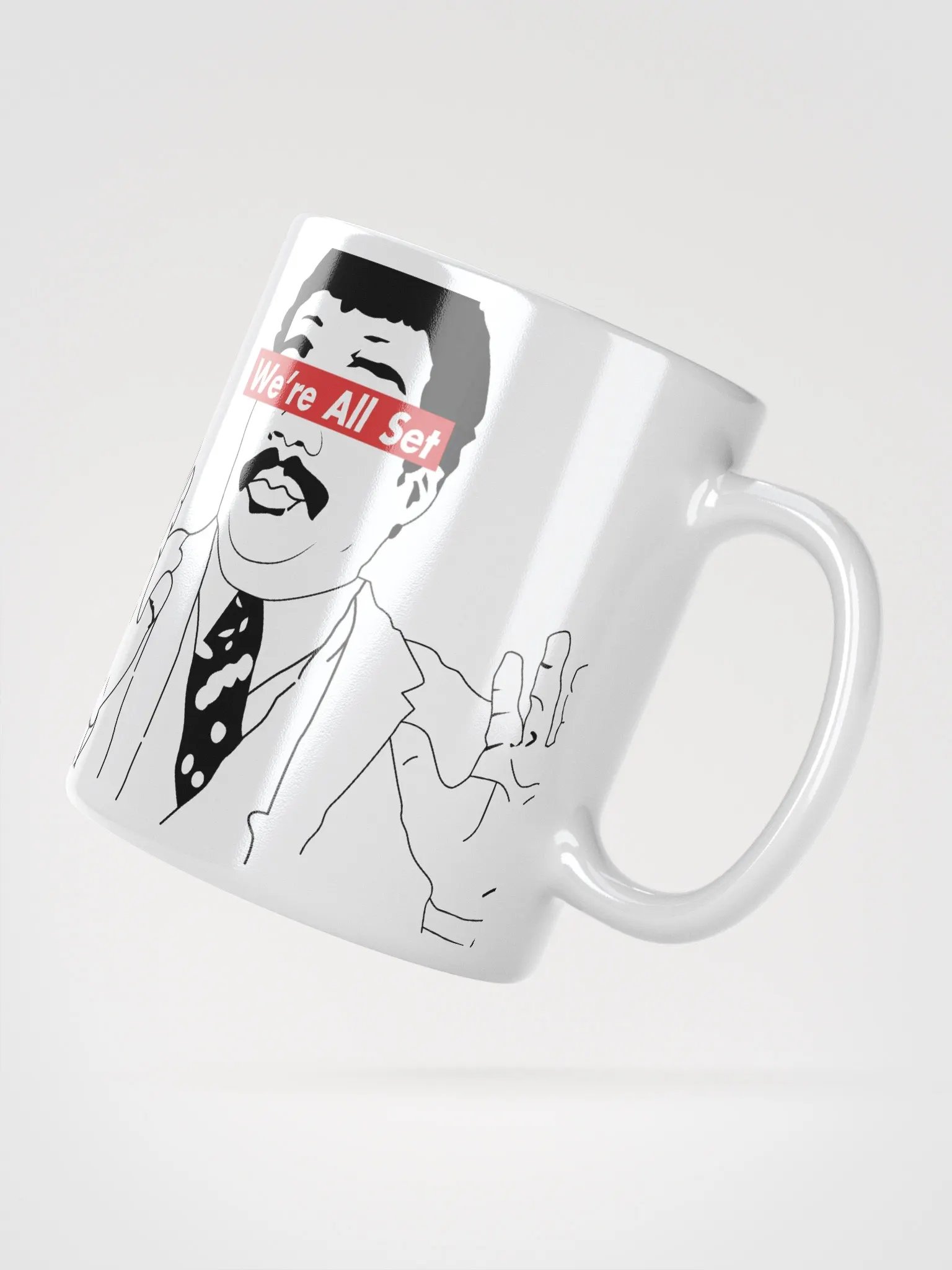We're All Set Logo Coffee Mug White product image (2)