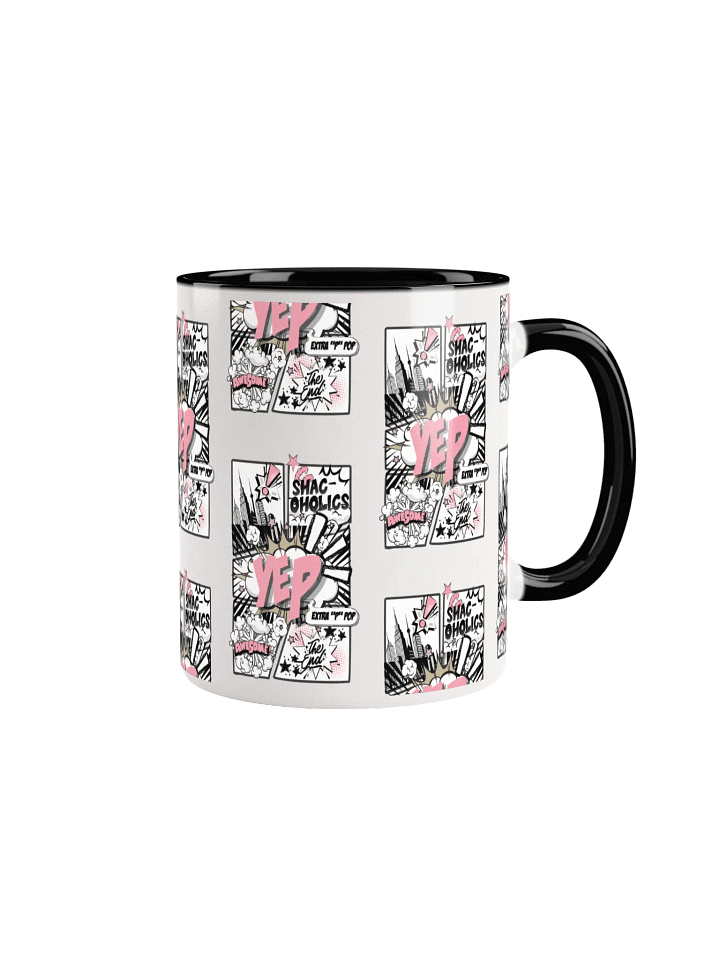 Shac-oholics Comic Blast Mug - Pink 
