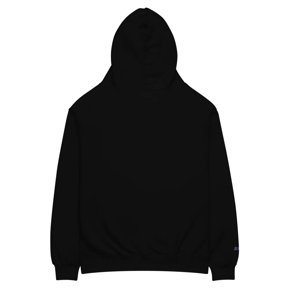 Embroidered SMS Hoodie - Purple product image (5)