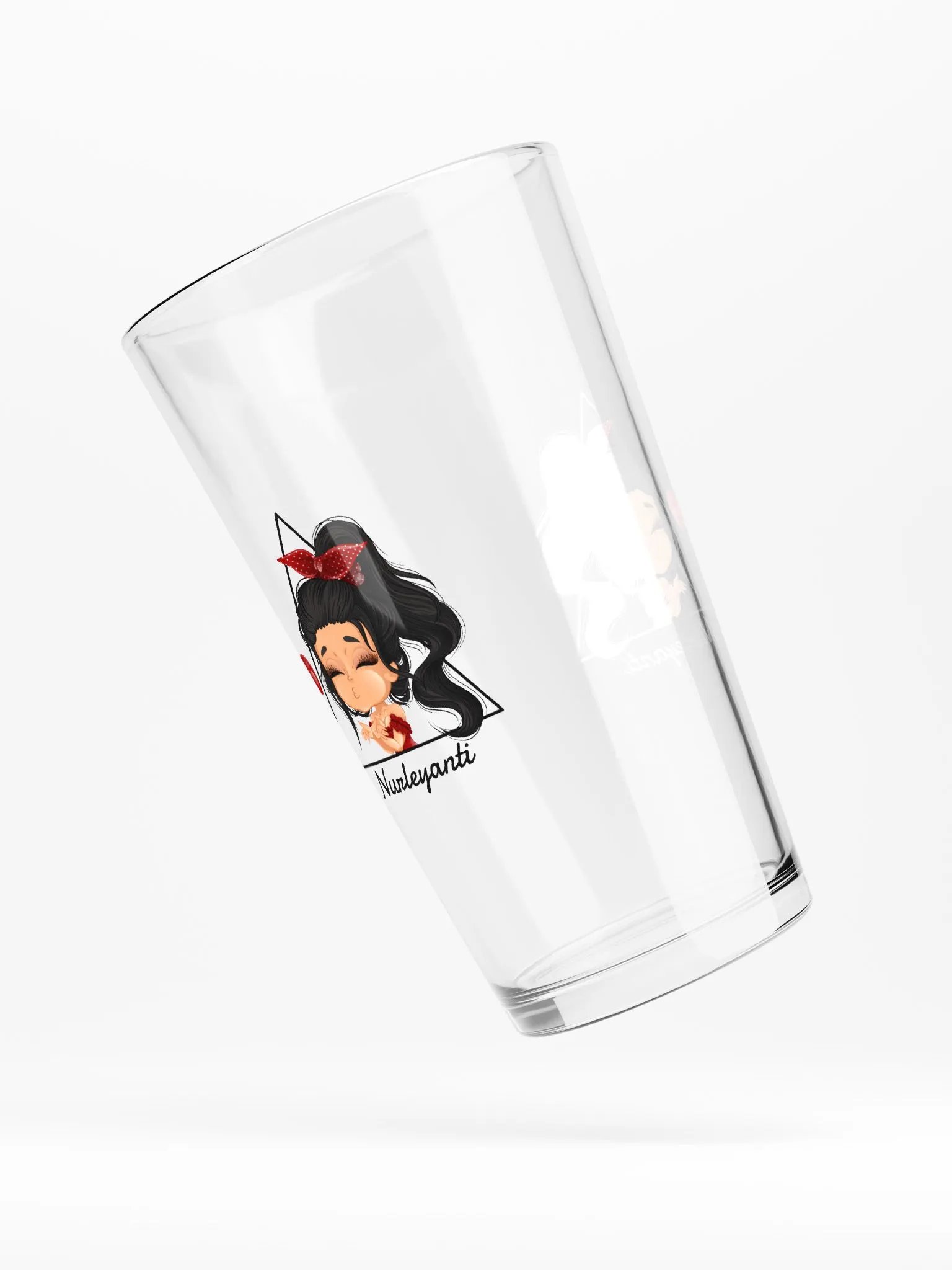 Chibi Nur shaker pint glass product image (3)