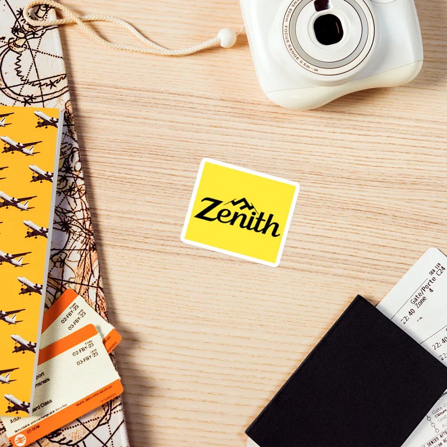 Exclusive Zenith Yellow Die-Cut Fridge Magnet - Custom Design, 3 Sizes Available product image (8)