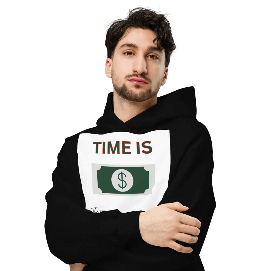 Time is Currency Oversized Hoodie product image (6)