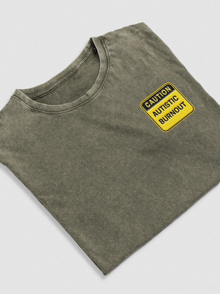 CAUTION: ASD BURNOUT Denim T-Shirt product image (5)