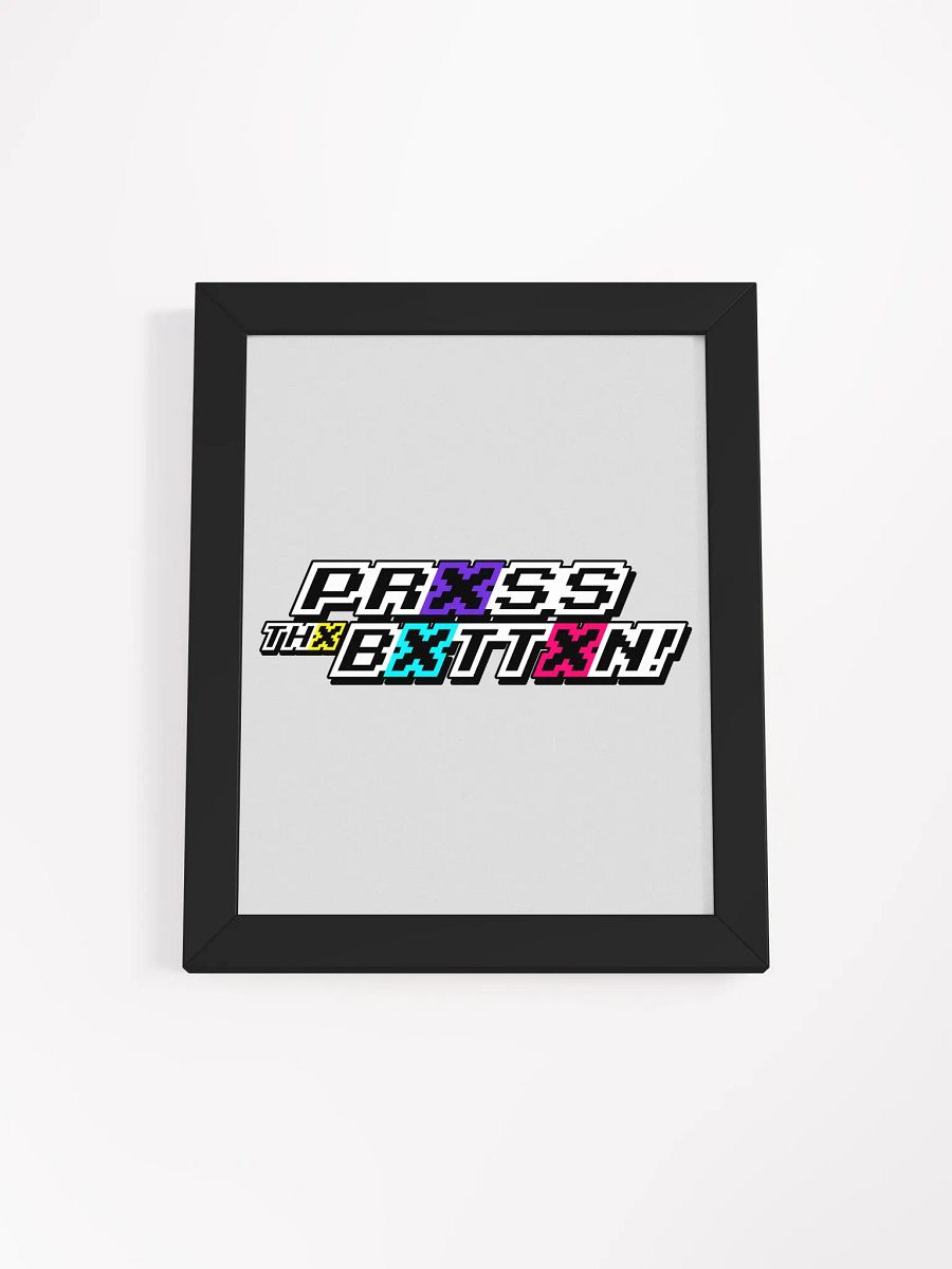 Prxss Thx Bxttxn! Logo Print product image (1)