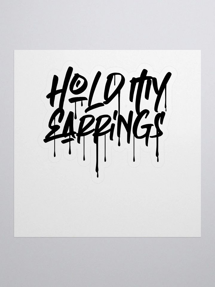Hold My Earrings Sticker product image (1)