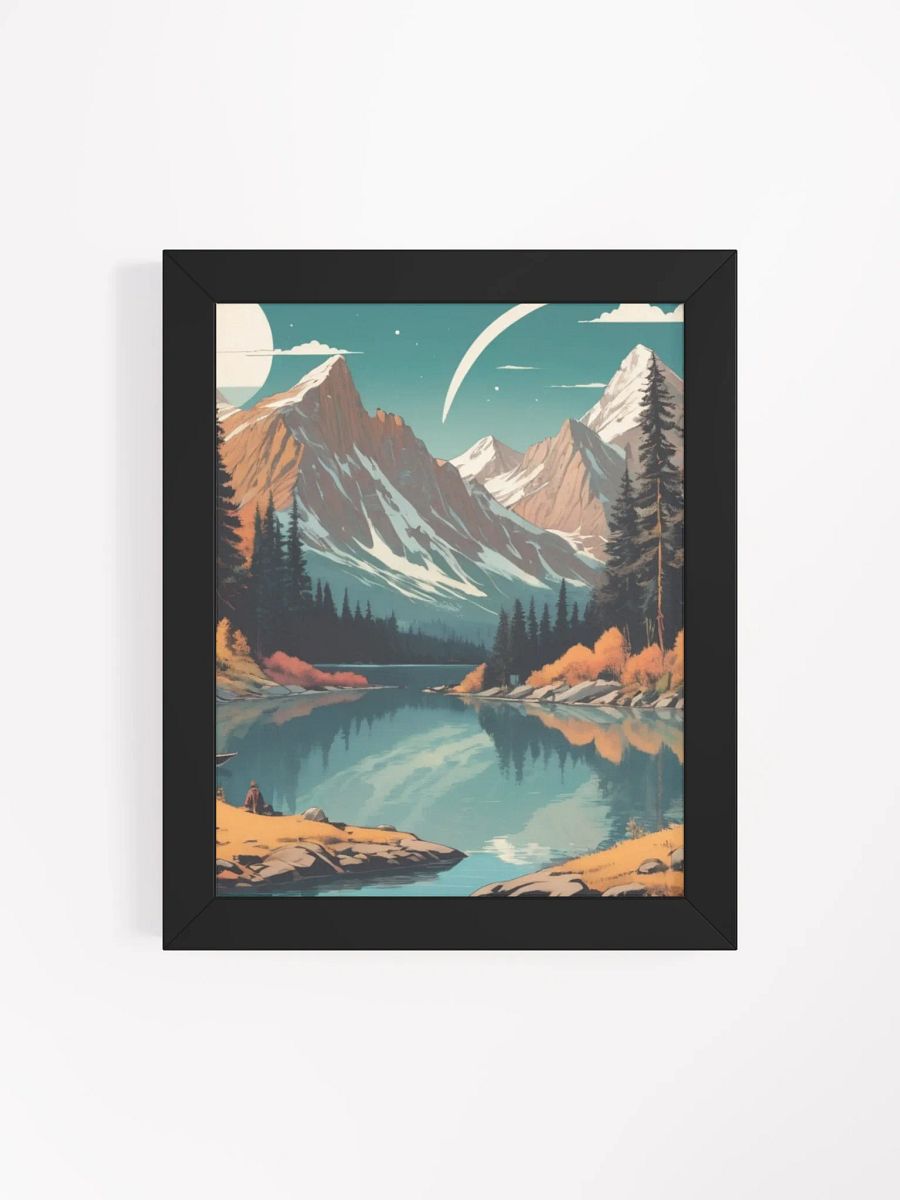 Design Vintage "Seek Adventure" - Paysage Montagne et Coucher de Soleil Rétro product image (21)
