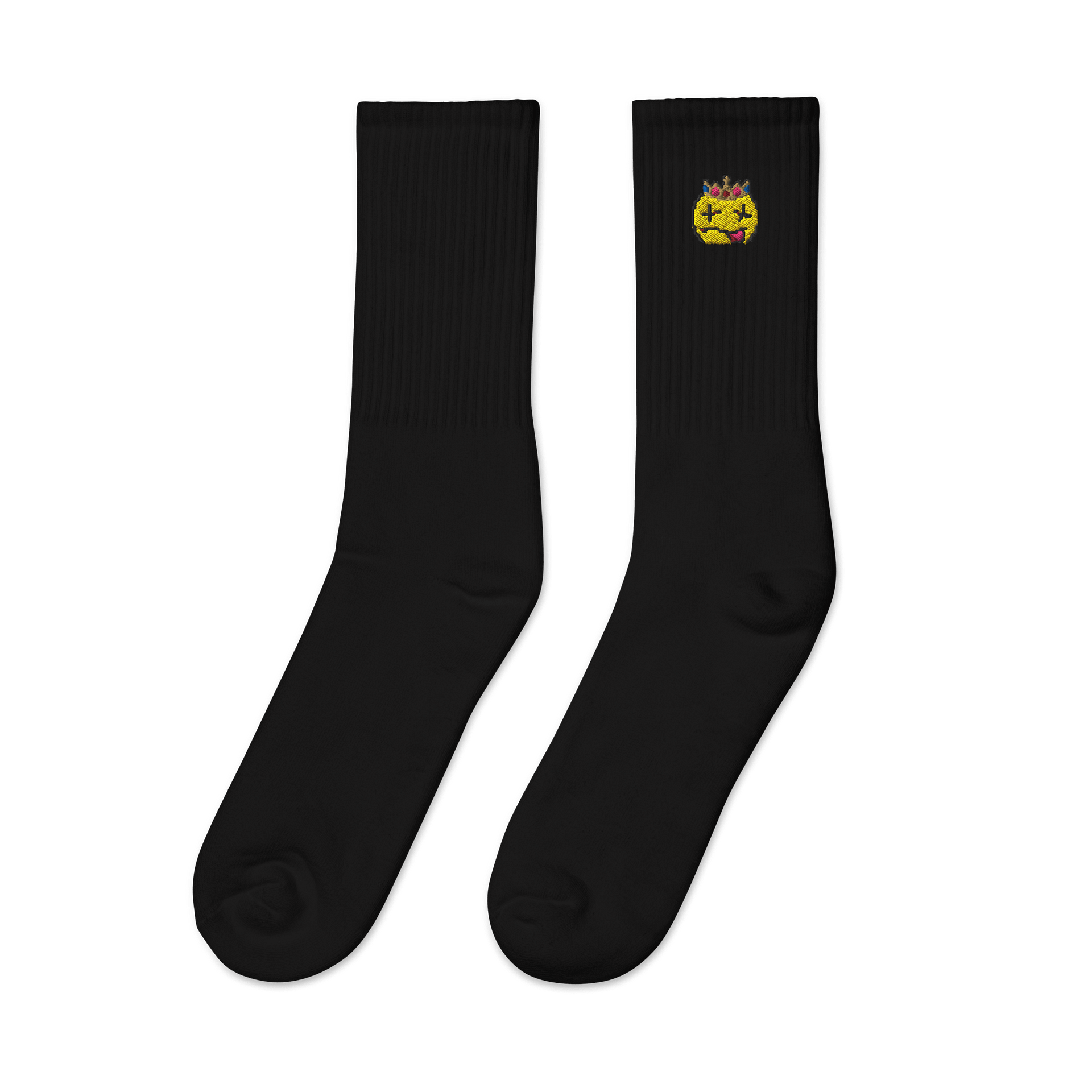 🌌 UnReZeD Celestial Embroidered Crew Socks ✝️ product image (4)