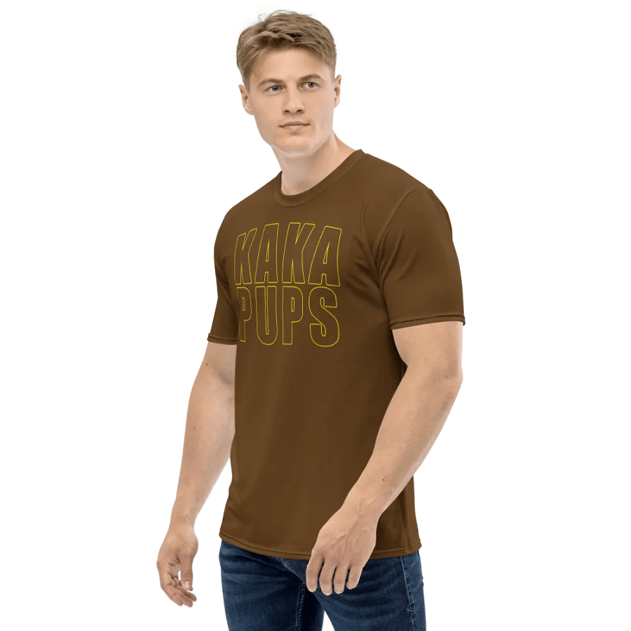 KAKA PUPS brown Crew Neck T-Shirt product image (5)