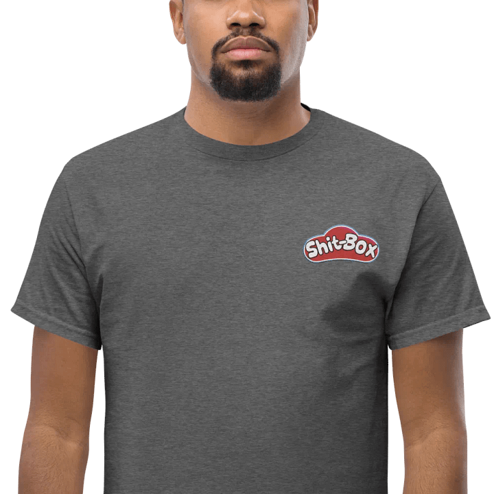 SHIT-BOX UNISEX EMBROIDERED HEAVY TEE product image (1)