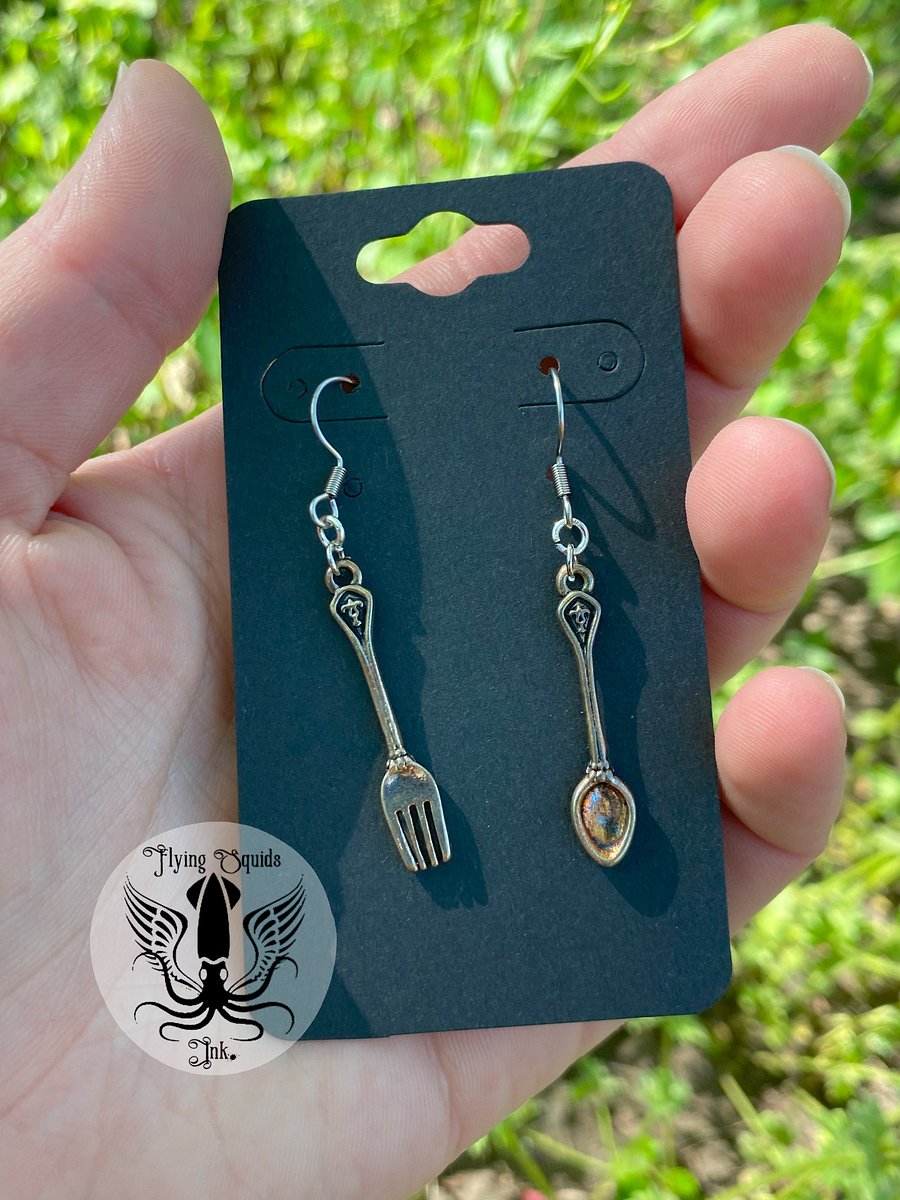 Earring- Fork & Spoon product image (1)