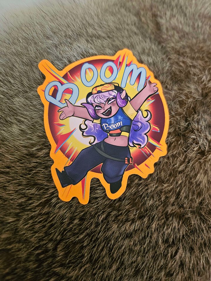 Explosive Sheep neon stickers product image (1)