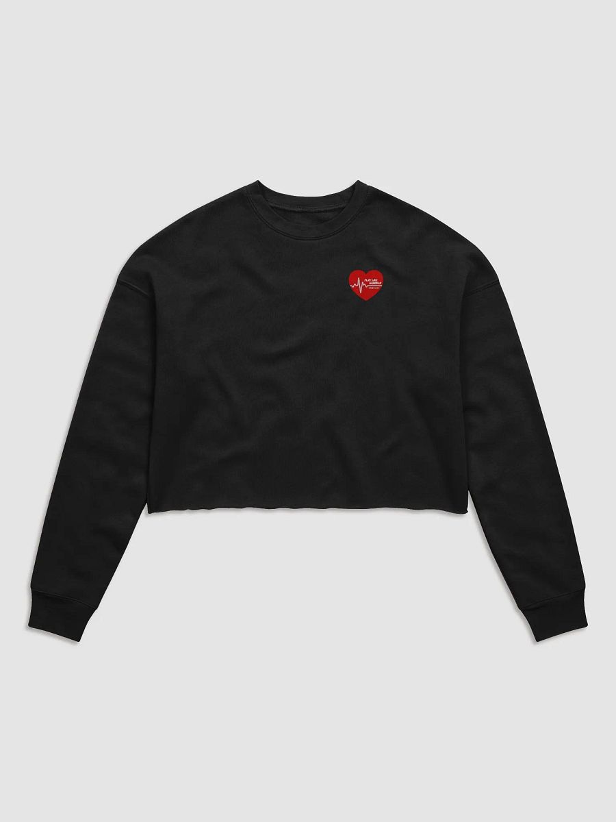 Bella Canvas Women's Fleece Crop Sweatshirt (Printed) product image (3)