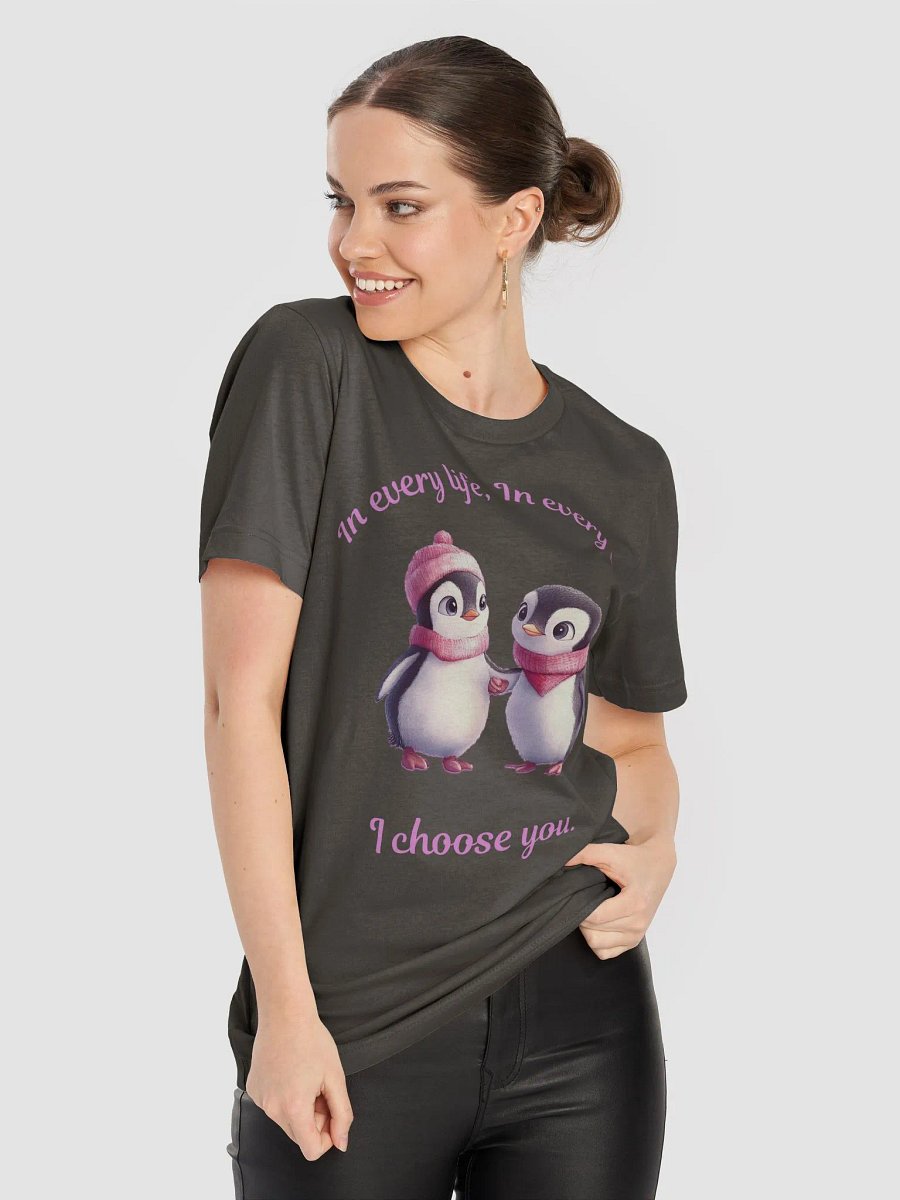 Cute Penguin Couple Love Shirt product image (55)