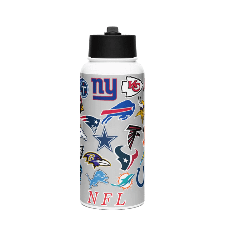 Team Logos Stainless Steel Water Bottle product image (1)