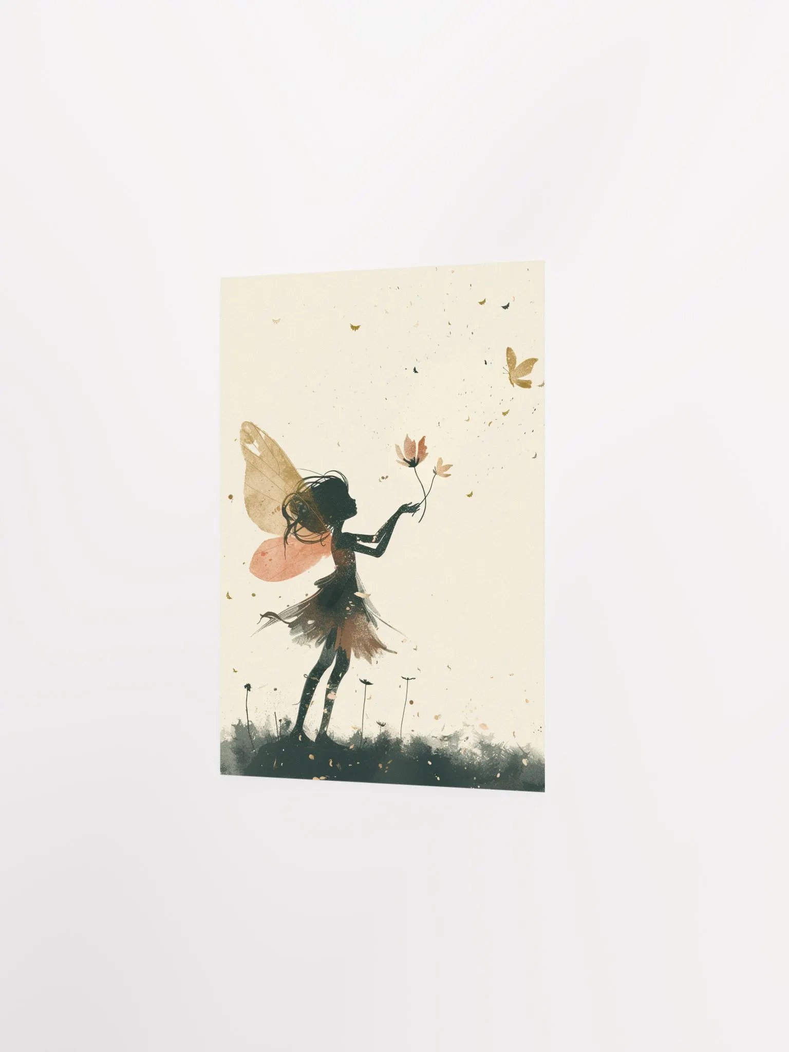 Watercolor Fairy Illustration Whimsical Nursery Art Print product image (12)