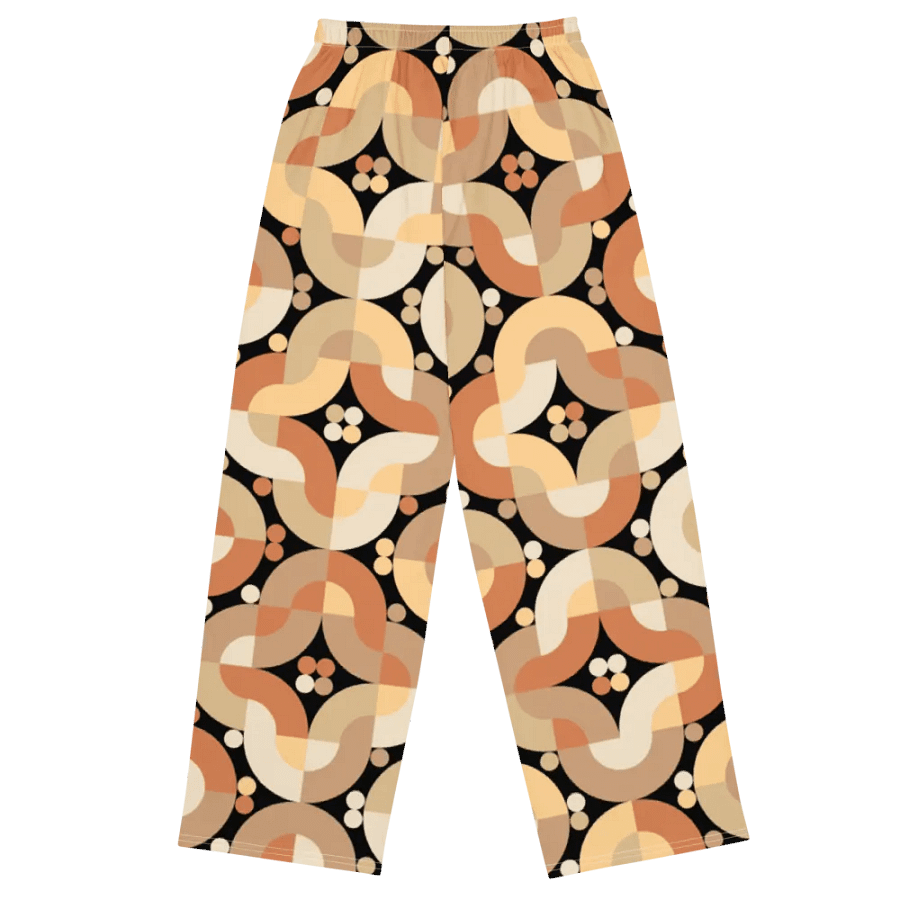 BUIII Retro Harmony: Warm Ember Wide-Leg Pants product image (10)