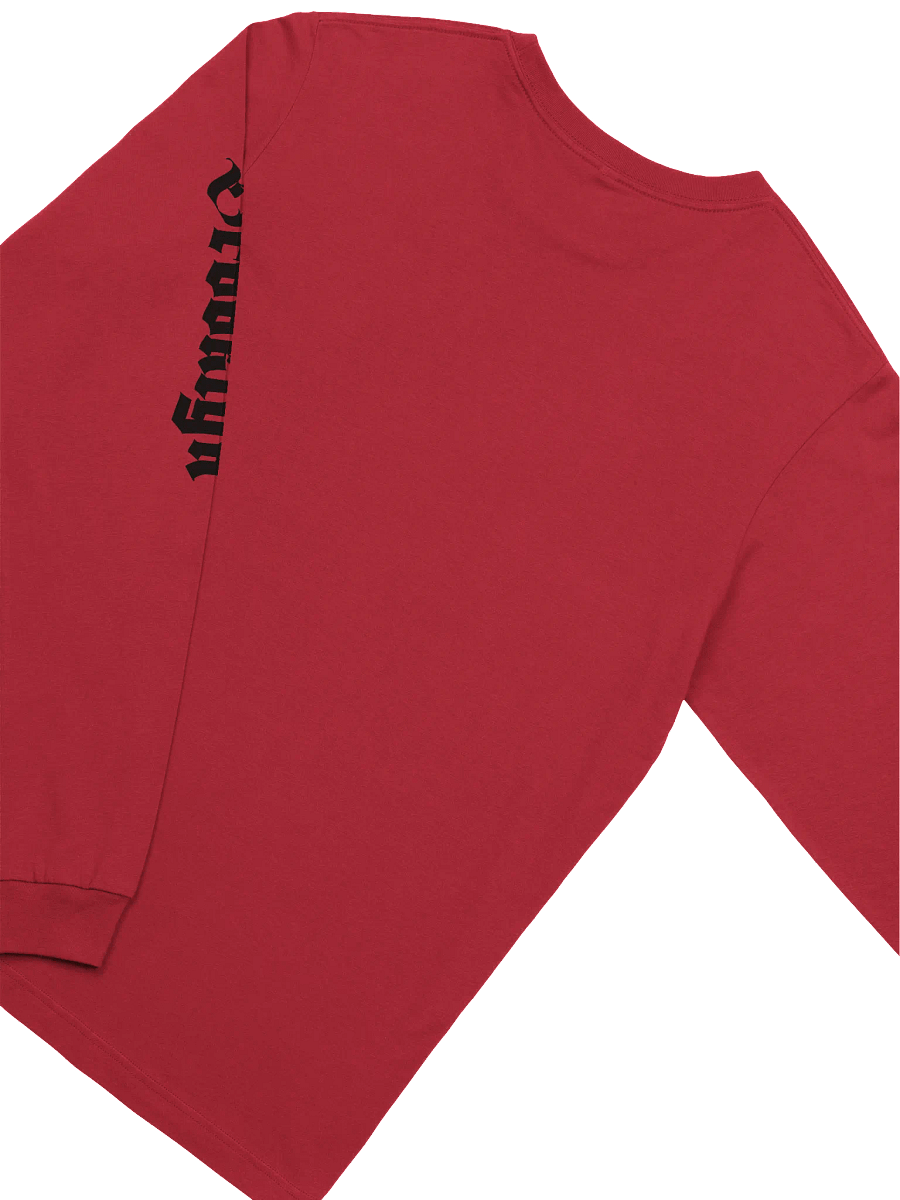 Flatbush Dragon Maroon Long sleeve t-shirt product image (4)