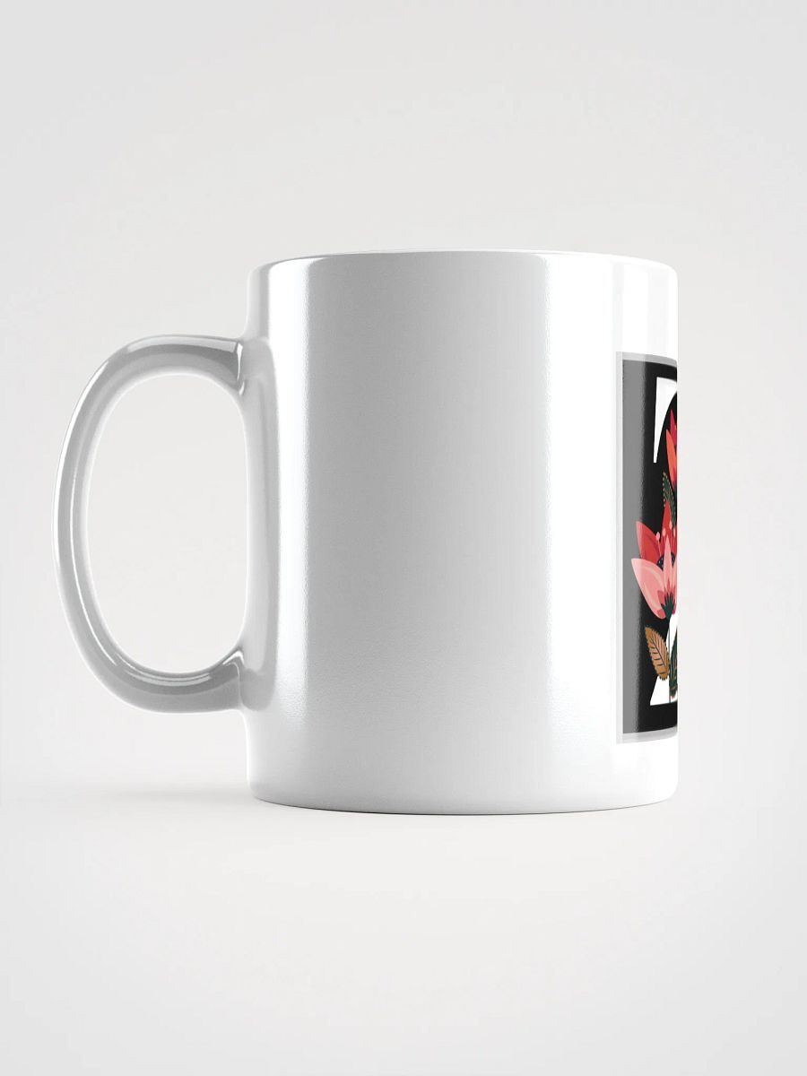 Floral Z Artistic White Glossy Mug product image (16)