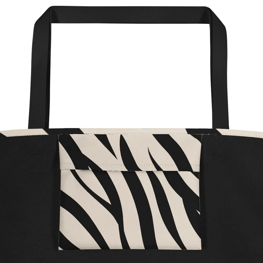 Afro Princess Polyester Tote (Zebra) product image (2)