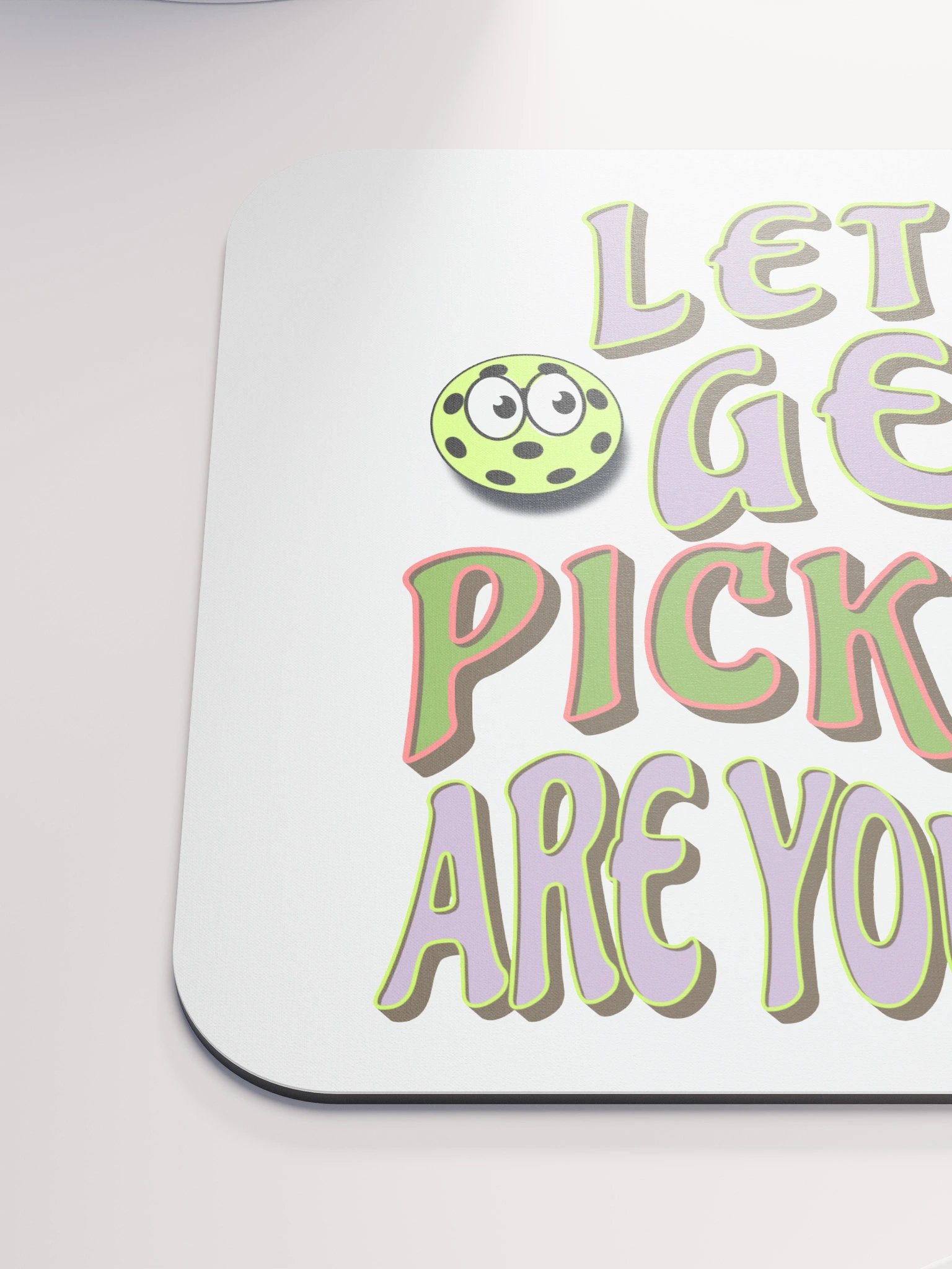 Lets Get Pickled Are You Sure Pickleball Whimsical Party Mouse Pad product image (6)
