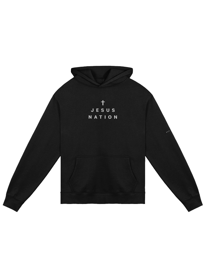 Jesus Nation Essential Hoodie (Black) product image (1)