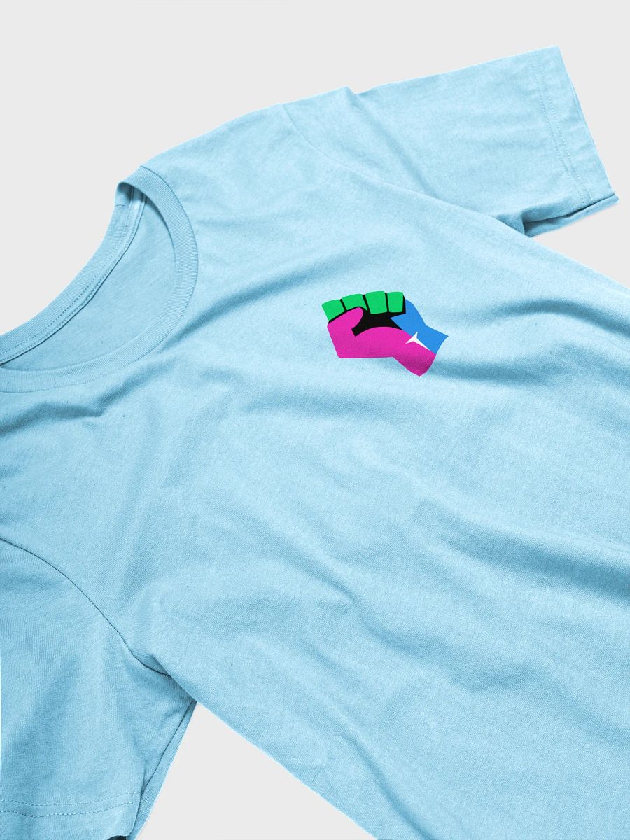 raised polysexual fist t-shirt product image (3)