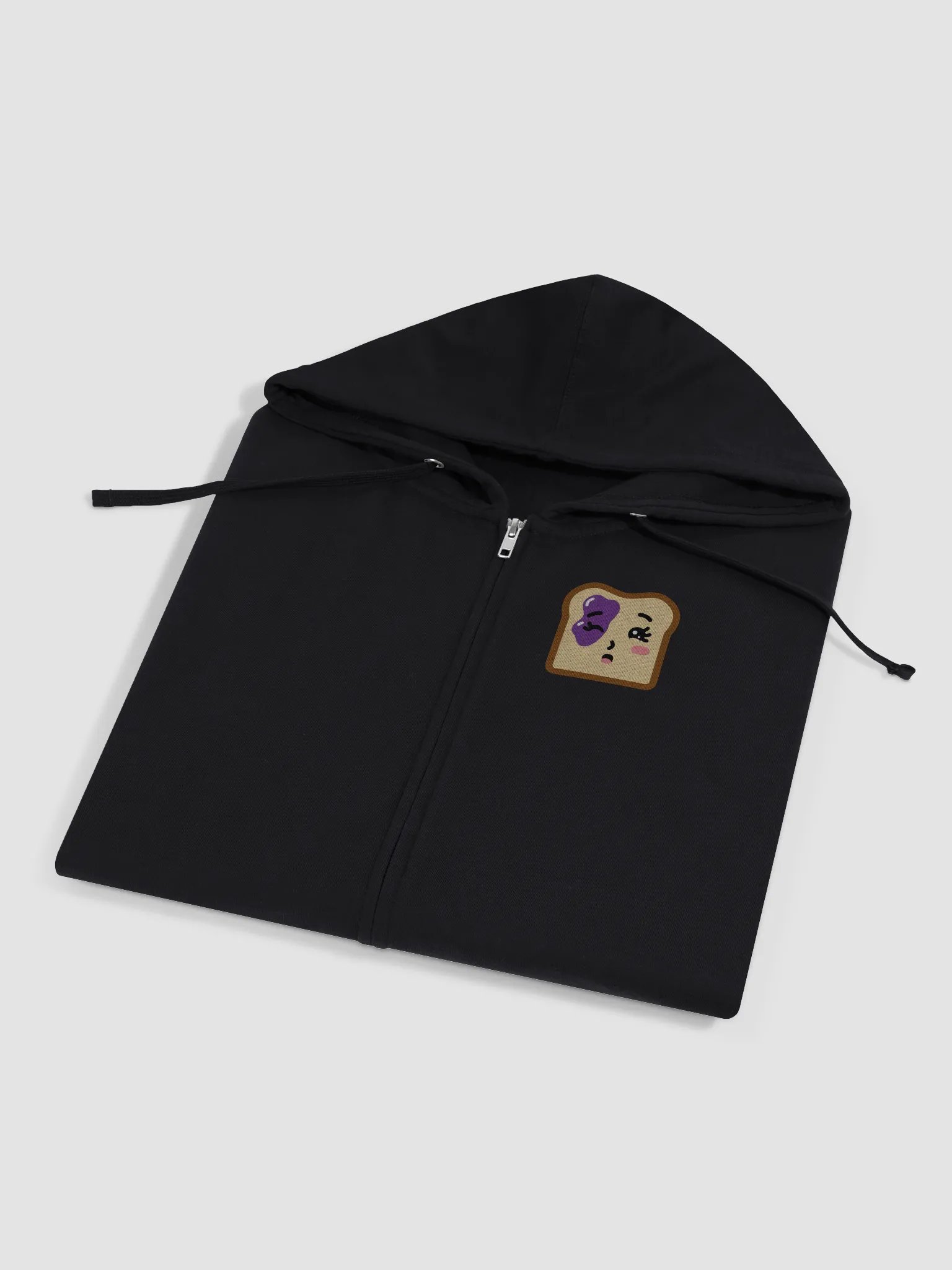 Jelly Couple Fleece Zip Up Hoodie - Toast product image (4)