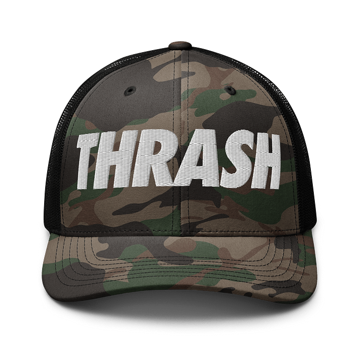 THRASH CAMO HAT (WHITE) product image (1)