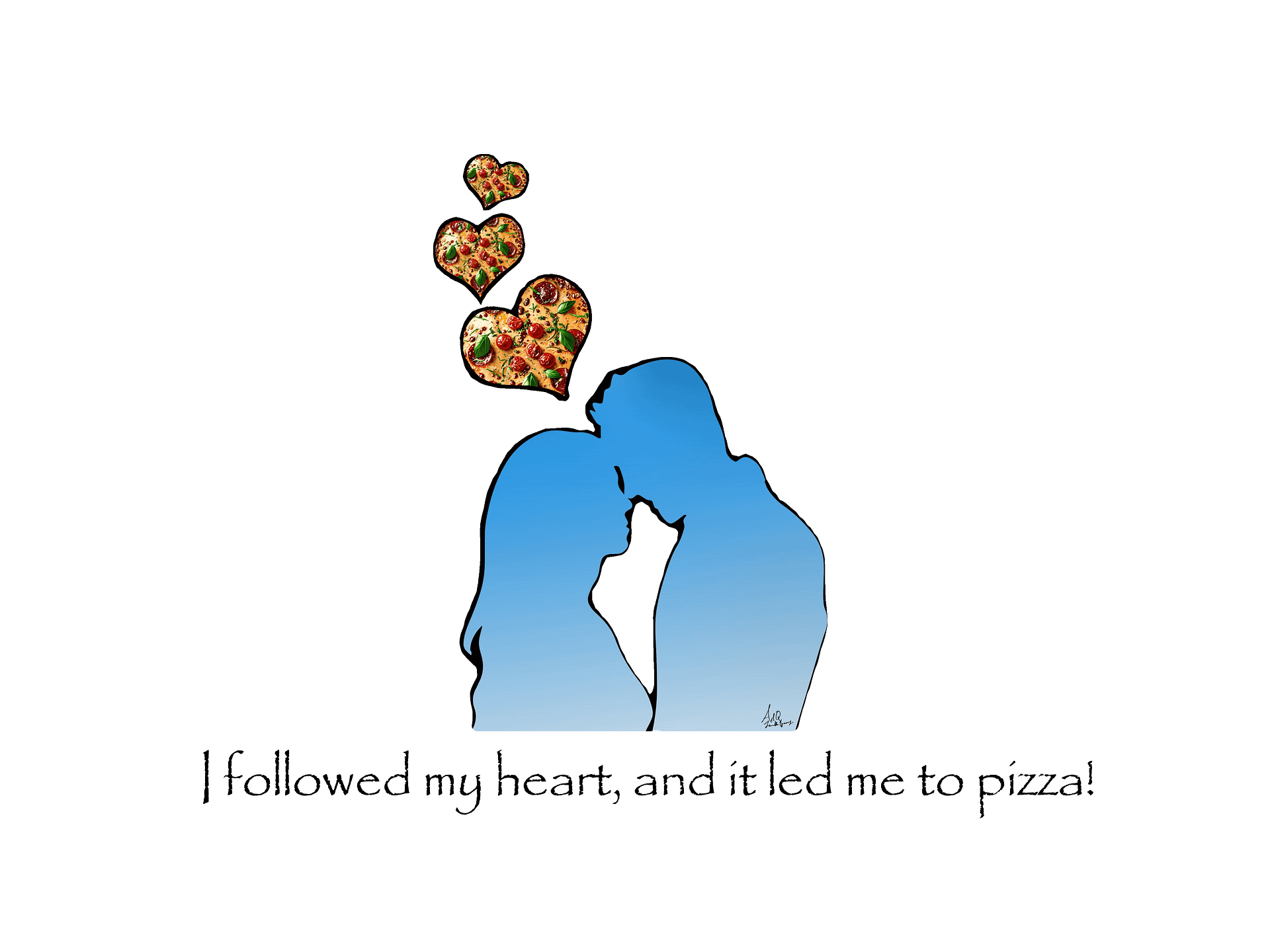 I Followed My Heart, And It Led Me To Pizza COLORED MUG product image (69)