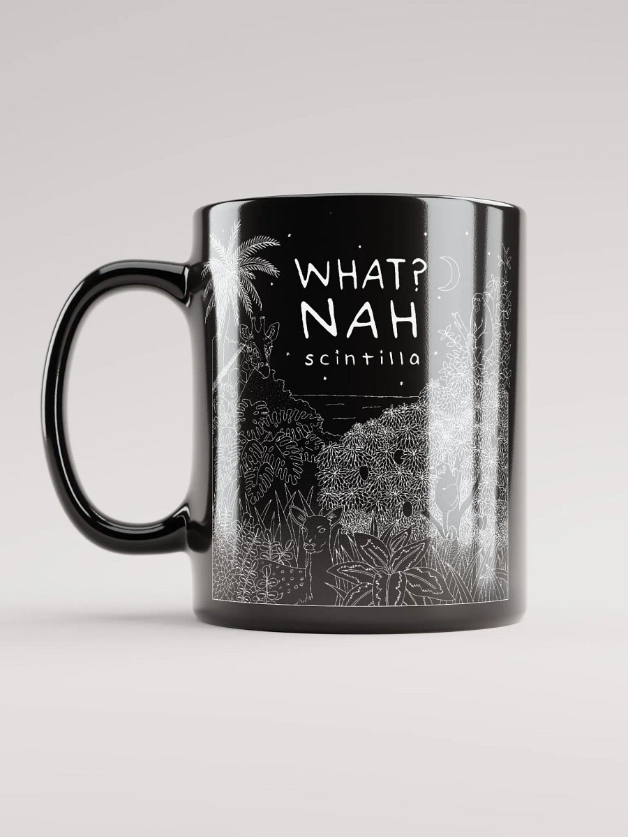 Scintilla Mug - Black with Line Art product image (1)