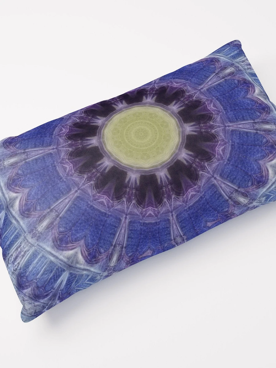 Blue Cathedral Kaleidoscope Throw Pillow product image (10)
