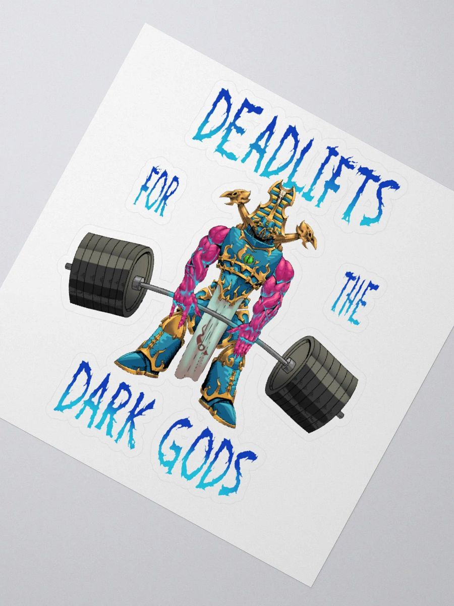 Deadlifts For The Dark Gods - Rubric Marine Sticker product image (4)