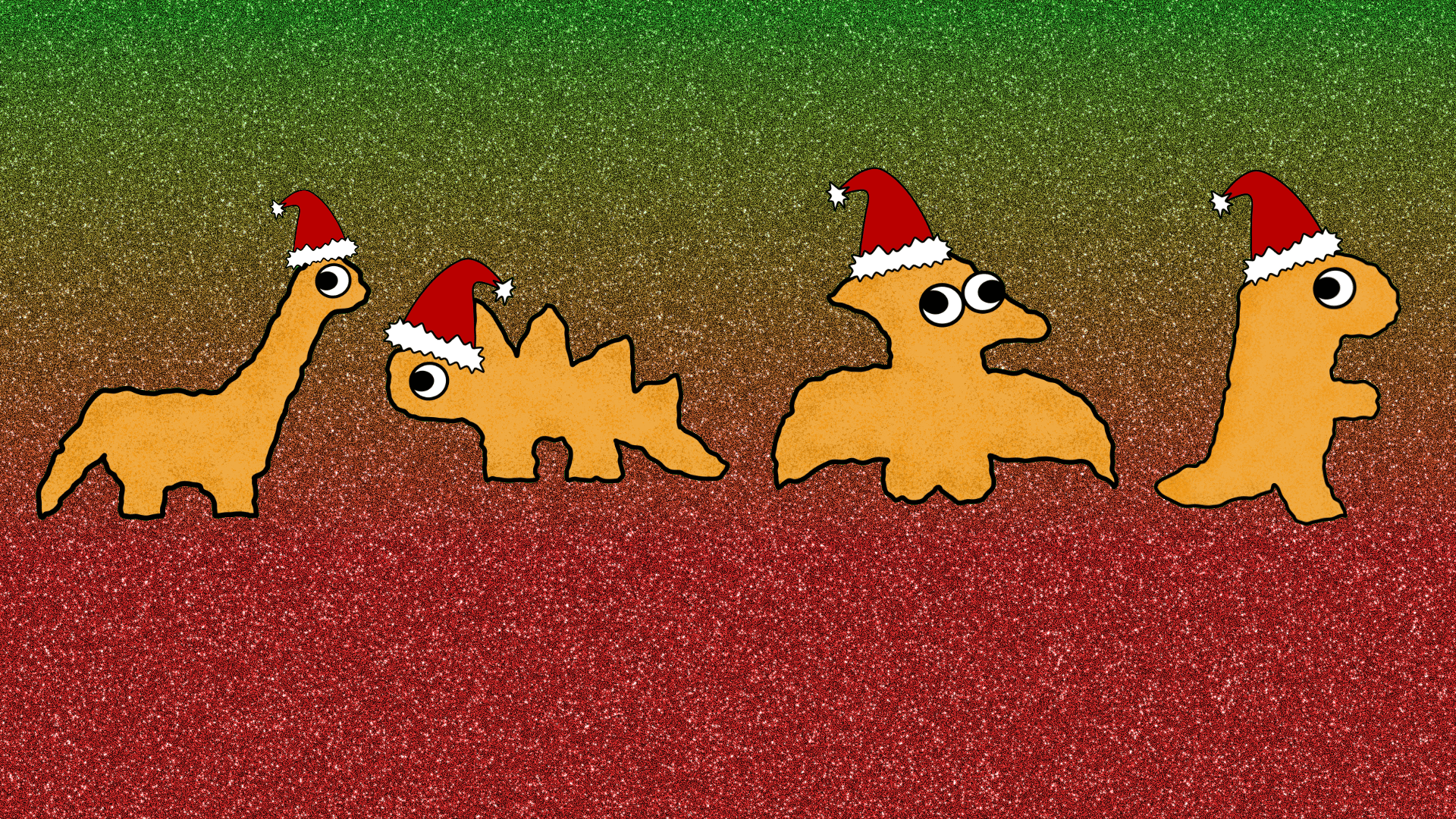 Dino Nuggies Holiday Desktop Wallpaper product image (1)
