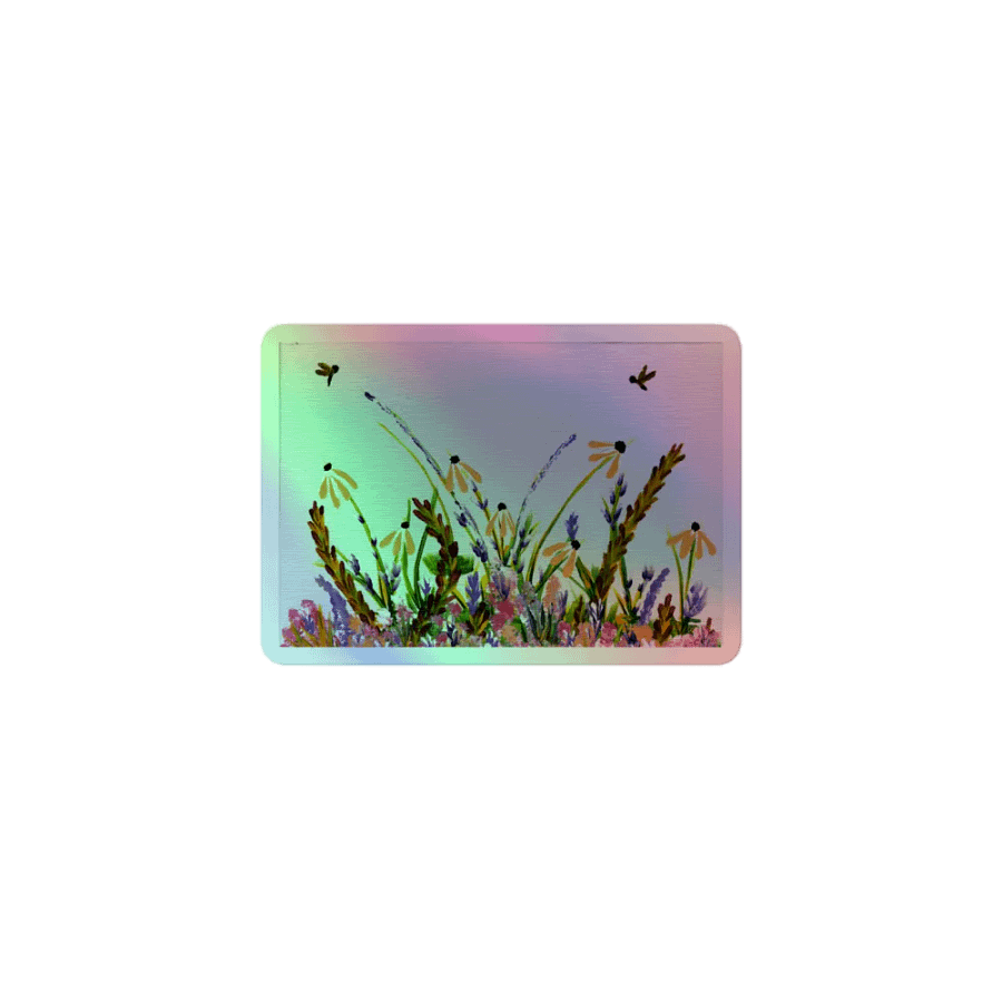 Enchanted Wildflower Holographic Sticker Set product image (1)