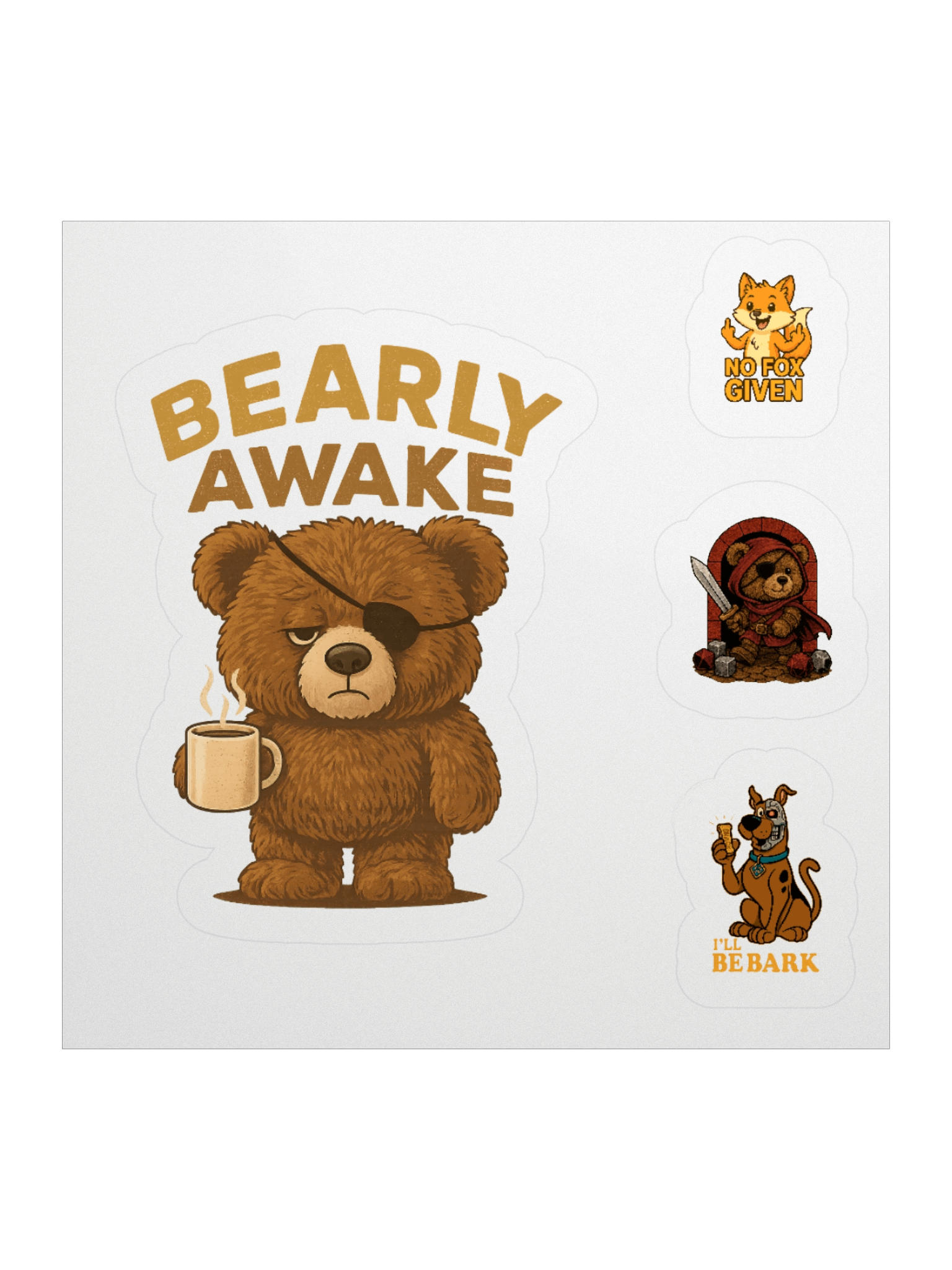 Sticker Sheet 2 - Bearly Awake product image (1)