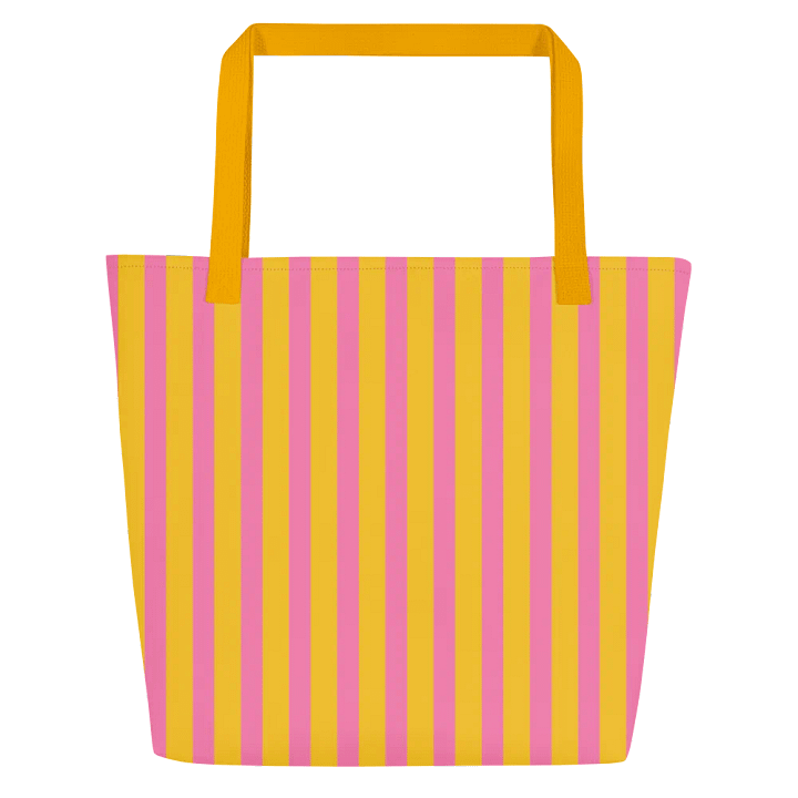 Sunset Stripes Large Tote Bag product image (1)
