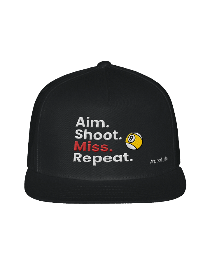 9-ball Pool Life Cap (Snapback - Black) product image (1)