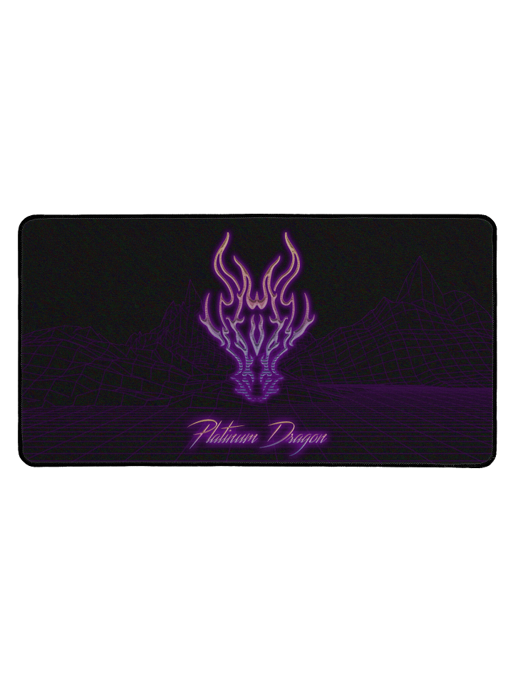 Platinum Dragon Retro Deskmat product image (1)