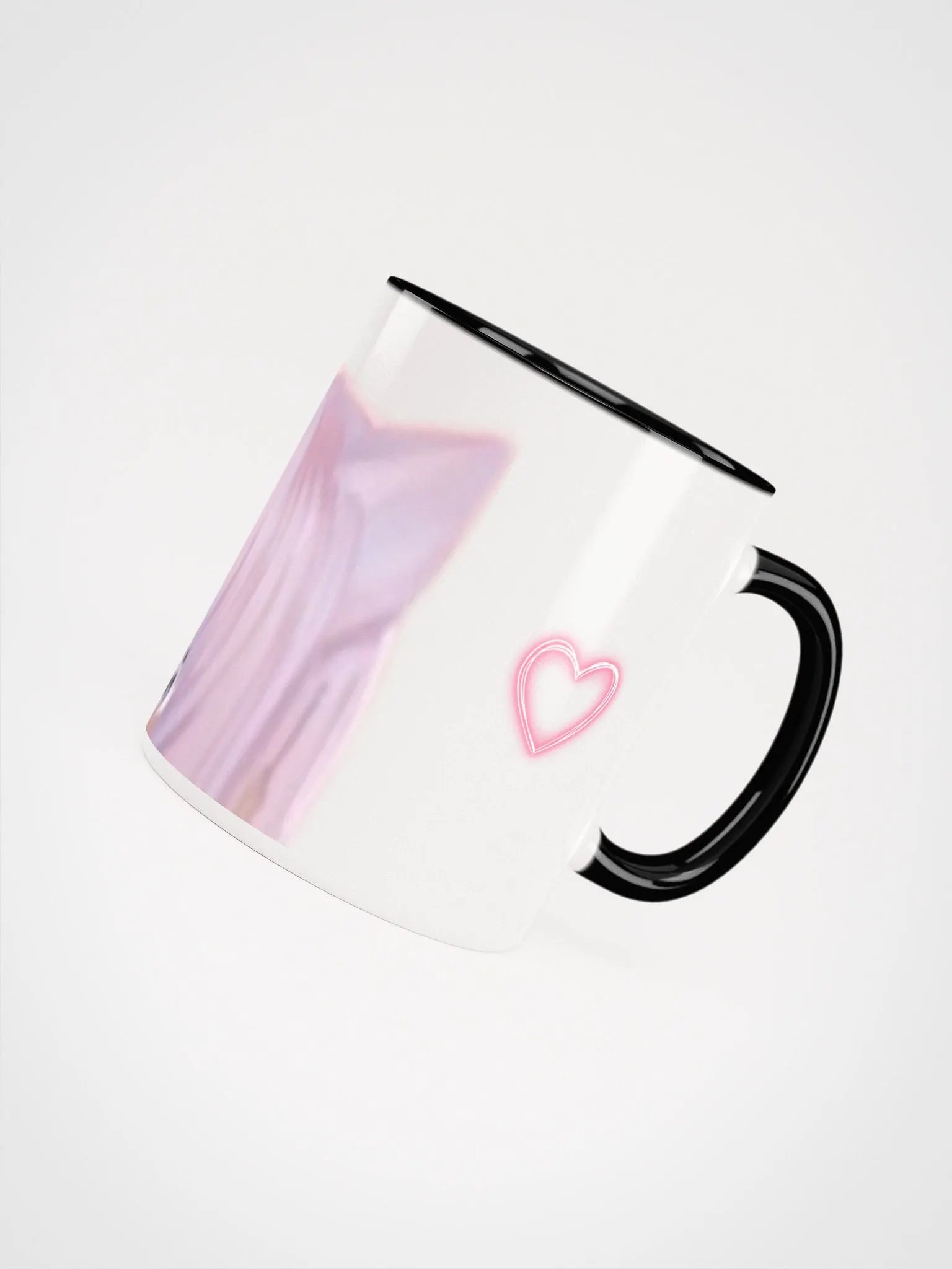 Lil Cat Peeking Heartfelt Feline Ceramic Mug product image (45)