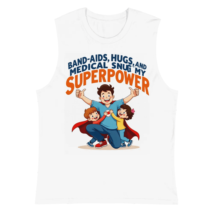Superhero Hugs Muscle Tank product image (2)