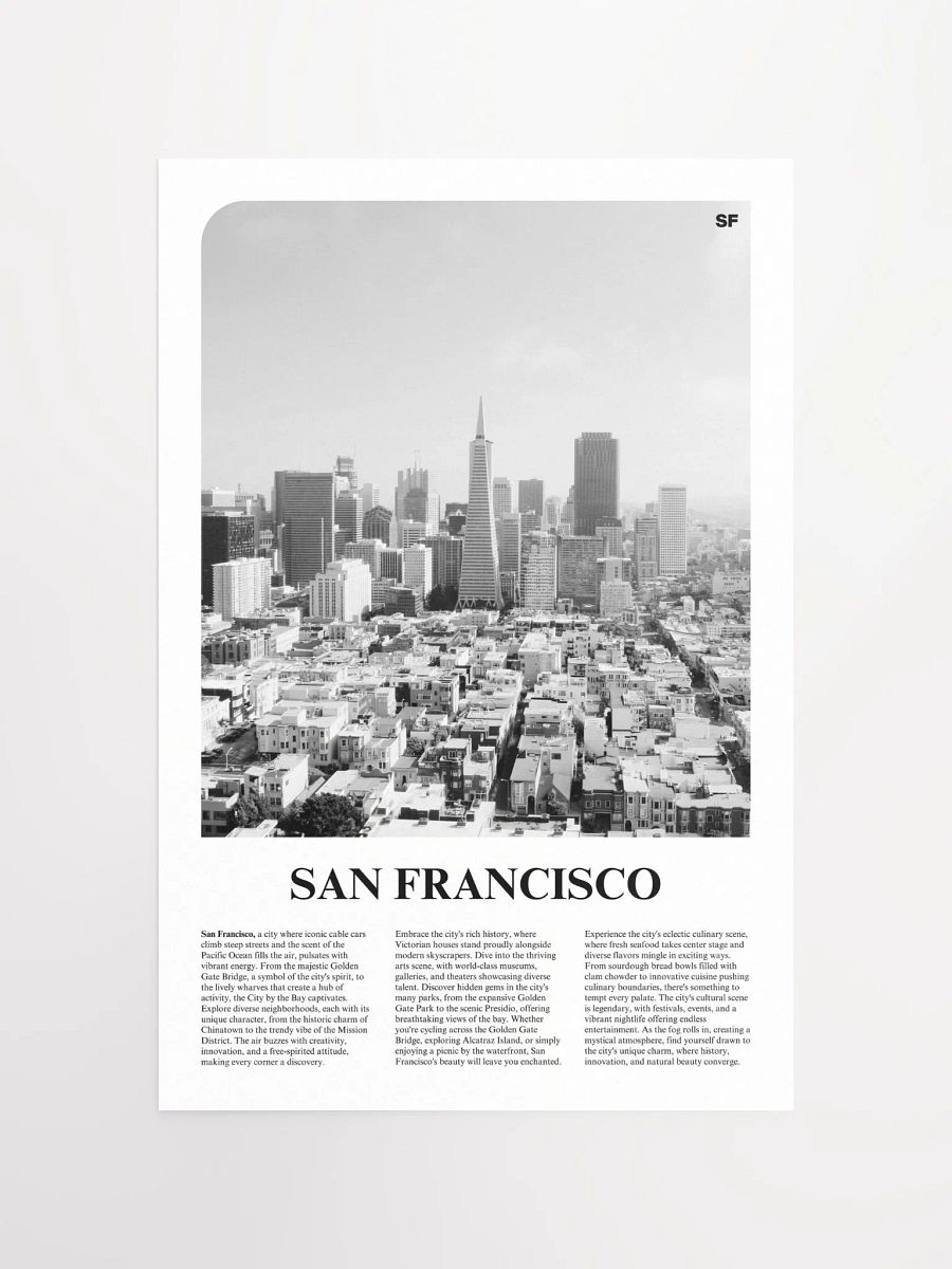 San Francisco 02 Newspaper Poster product image (5)