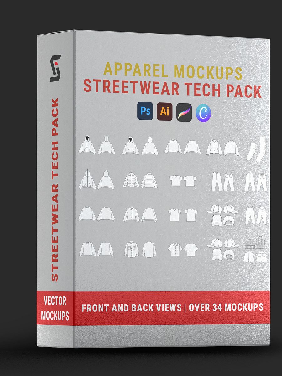 Apparel Vector Mockups Bundle product image (1)