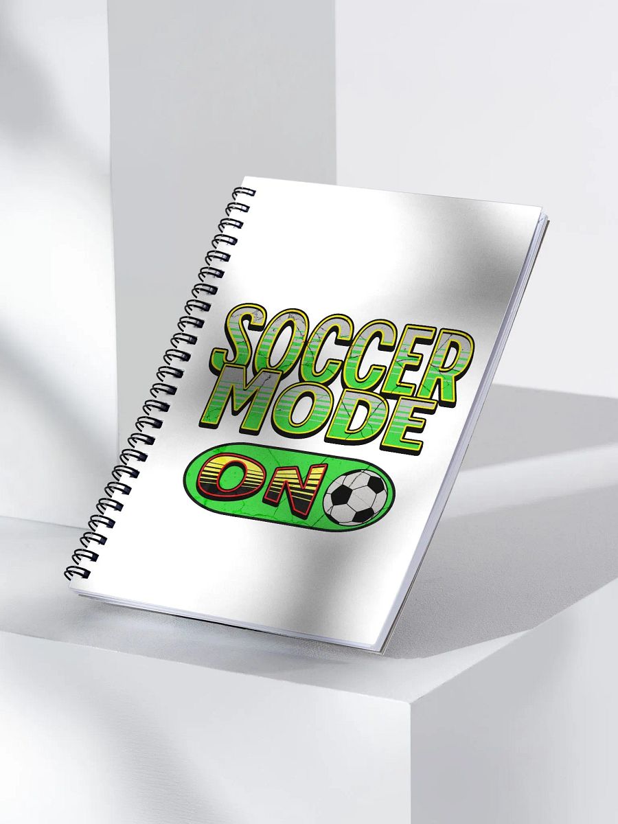 Soccer Mode On Vintage Spiral Notebook product image (3)