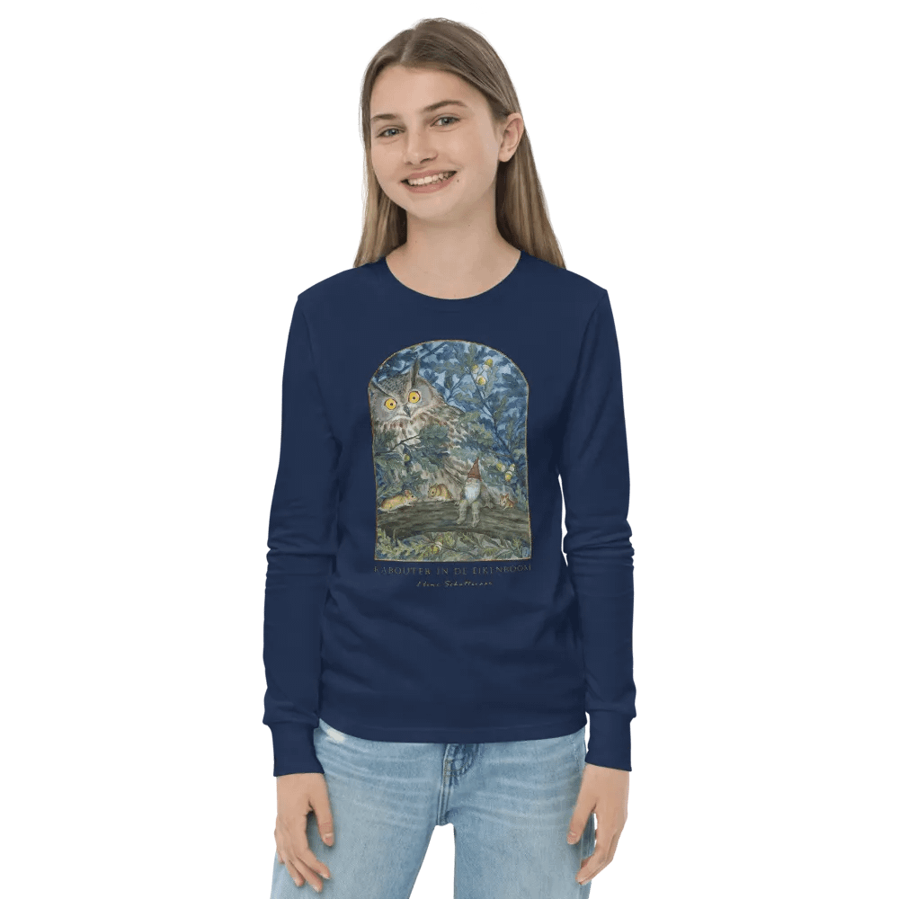 Kabouter in de eikenboom - Youth Long Sleeve T-Shirt product image (2)