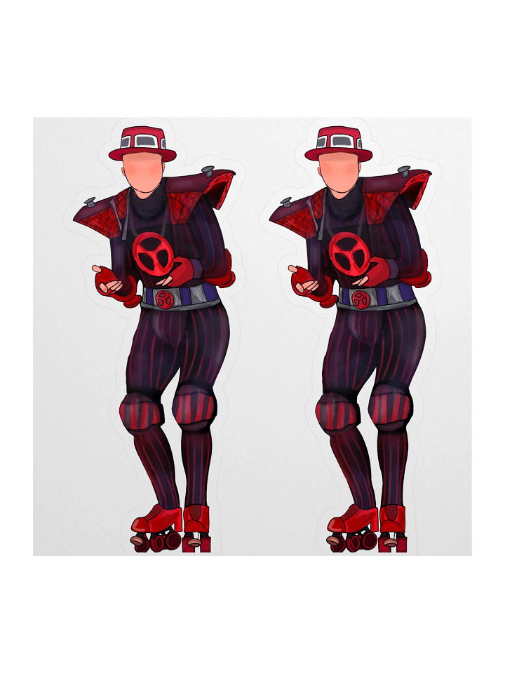 Red Caboose (C.B) 2x Sticker – Starlight Express product image (1)
