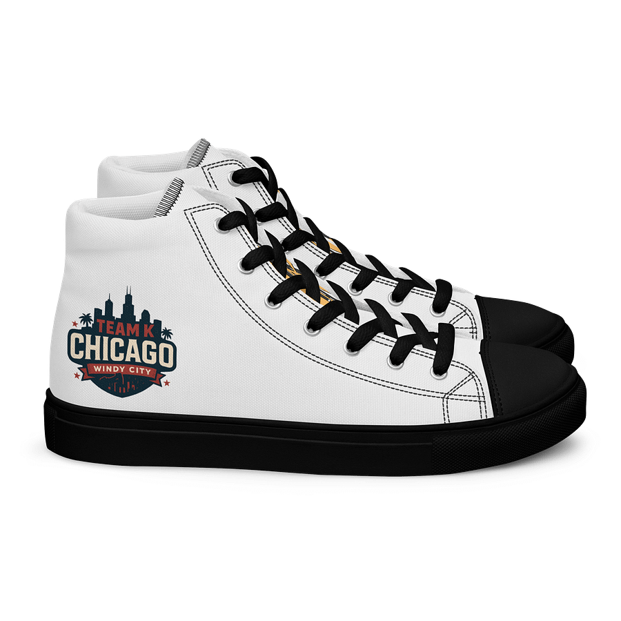 Team K Chicago Women's High Top Canvas Shoes product image (2)